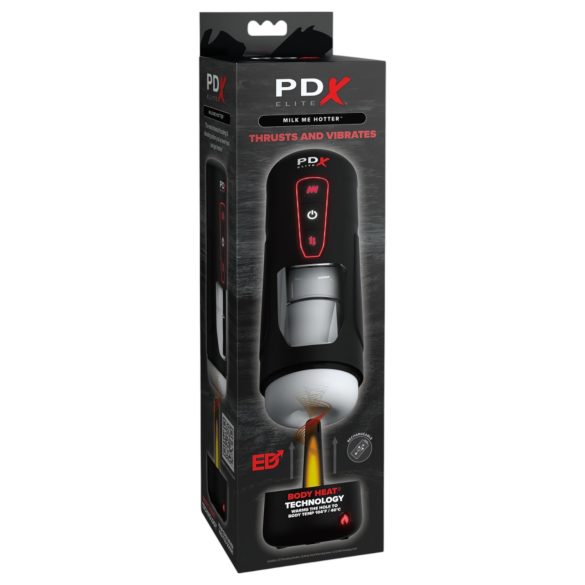 PDX Elite - masturbator męski z funkcją grzania - czarny