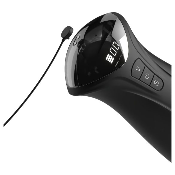 PDX Elite - masturbator ssący i wibrujący - czarny