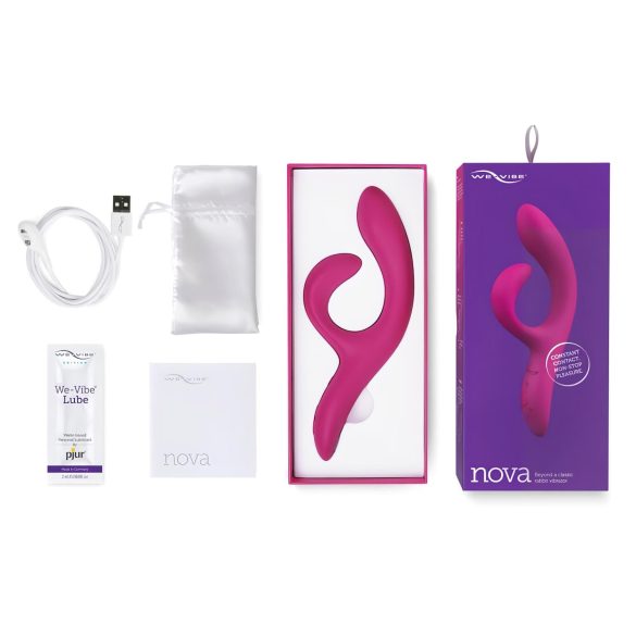 We-Vibe Nova 2 - wibrator z ramieniem na łechtaczkę - silikon fioletowy
