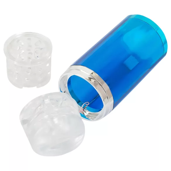You2Toys - masturbator automatyczny obrotowo-tłokowy - niebiesko-biały