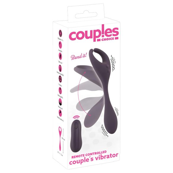 Couples Choice - wibrator dla par - 2 silniki - ładowany, sterowanie pilotem