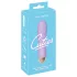 Cuties Mini - wibrator wodoodporny bezprzewodowy kratkowy - fioletowy