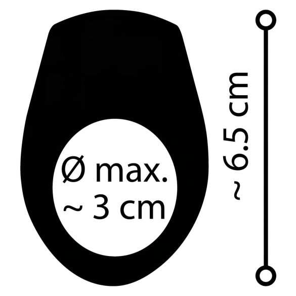 Emerald Love - akumulatorowy, wodoodporny wibrujący pierścień na penisa (zielony)