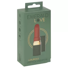   Emerald Love - wibracyjna szminka akumulatorowa, wodoodporna (czerwona)