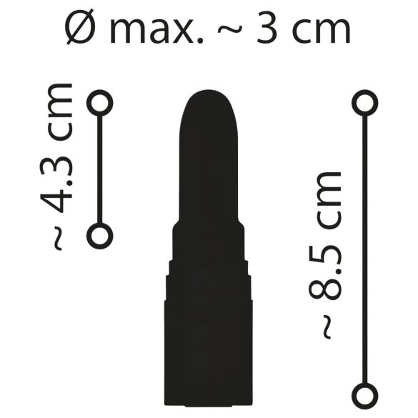 Emerald Love - wibrująca szminka ładowana USB - wodoodporna - czerwona