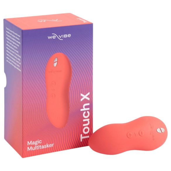 We-Vibe Touch X - akumulatorowy, wodoodporny masażer łechtaczki (koral)
