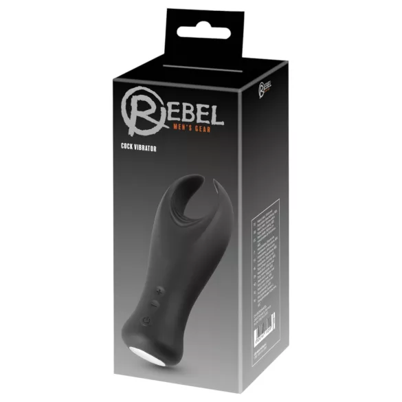 Rebel - masturbator wibrujący na żołądź - czarny