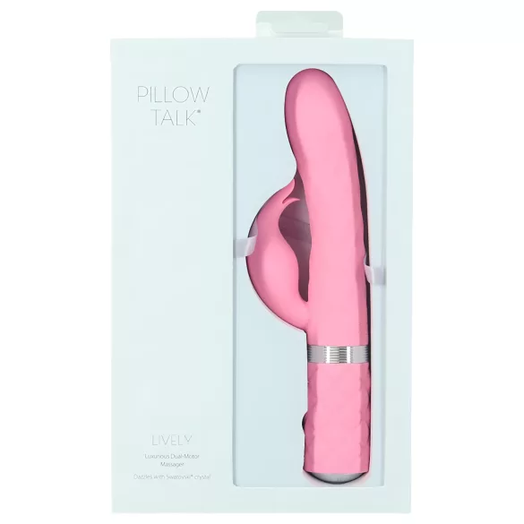 Pillow Talk Lively - akumulatorowy wibrator z ramieniem (różowy)