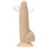 Naked Addiction Rotating 7 - obrotowy wibrator (18cm) - naturalny