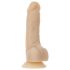 Naked Addiction Rotating 7 - obrotowy wibrator (18cm) - naturalny