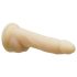 Naked Addiction Rotating 7 - obrotowy wibrator (18cm) - naturalny