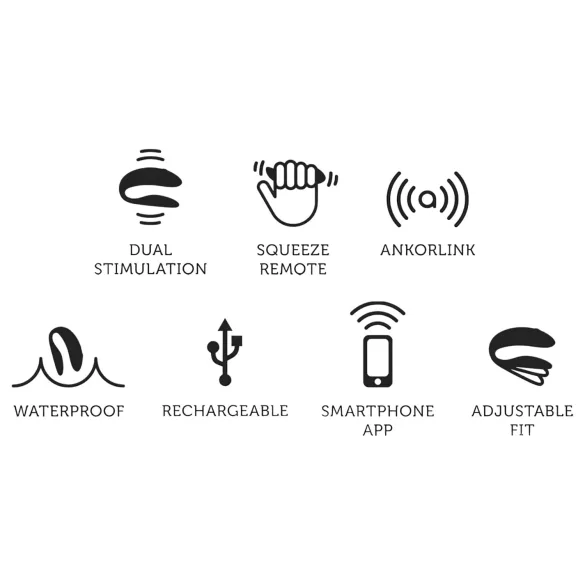 We-Vibe Chorus - wibrator dla par sterowany aplikacją (pomarańczowy)