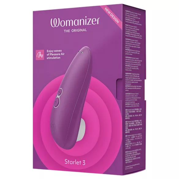 Womanizer Starlet 3 - stymulator łechtaczki na fale powietrzne - fioletowy