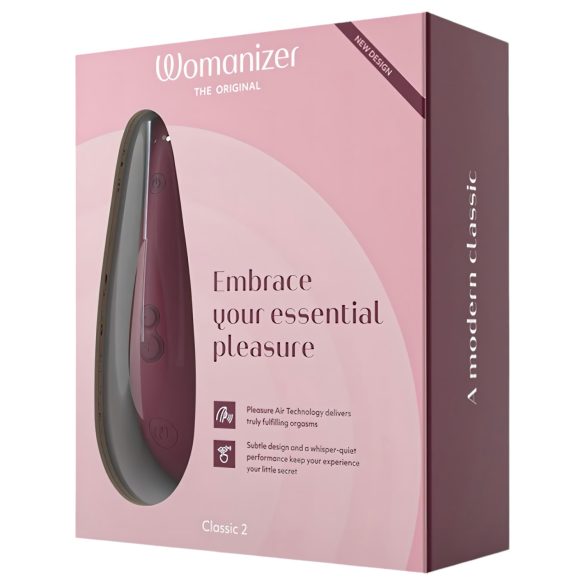 Womanizer Classic 2 - stymulator łechtaczki na fale powietrzne - akumulator
