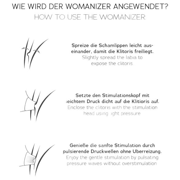 Womanizer Classic 2 - stymulator łechtaczki na podciśnienie - czarny, ładowalny