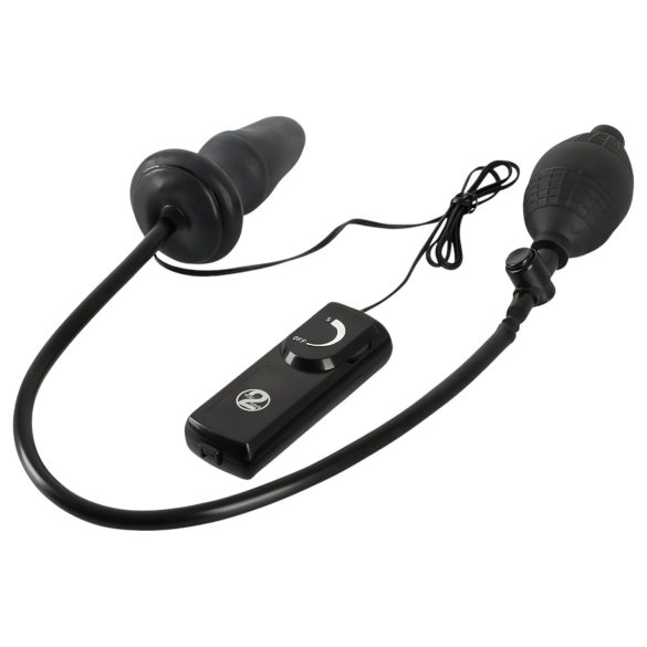 You2Toys - wibrujący korek analny pompowany - czarny