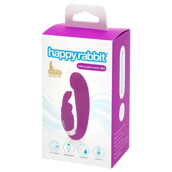 Happyrabbit - wibrator do punktu G z uchwytem na łechtaczkę