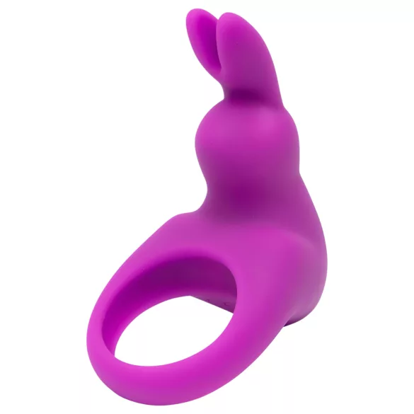 Happyrabbit - pierścień wibrujący na penisa z etui - silikon fioletowy