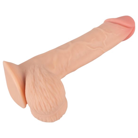 Nature Skin - dildo z naturalną skórą - 19cm (naturalny)