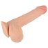 Nature Skin - dildo z naturalną skórą - 19cm (naturalny)