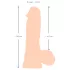 Nature Skin - dildo z realistyczną skórą - 20 cm (naturalny)