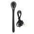 Wibrator do penisa – ładowalny, dilator wibracyjny (1,1 cm), czarny
