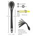Wibrator do penisa – ładowalny, dilator wibracyjny (1,1 cm), czarny