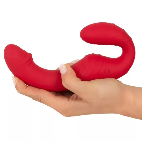 You2Toys - wibrator bez pasków sterowany pilotem - czerwony