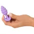 Cuties Mini Butt Plug - silikonowy korek analny (fioletowy, 2,8 cm)