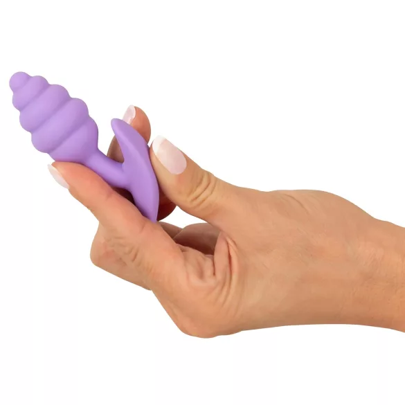 Cuties Mini Butt Plug - silikonowy korek analny (fioletowy, 2,8 cm)