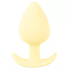   Cuties Mini Butt Plug - silikonowy korek analny (żółty, 3,1 cm)
