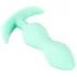 Cuties - korek analny mini - silikonowy - miętowy 2,3 cm