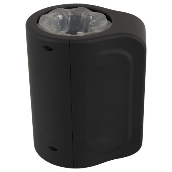 Rebel - masturbator obrotowy wodoodporny - czarny