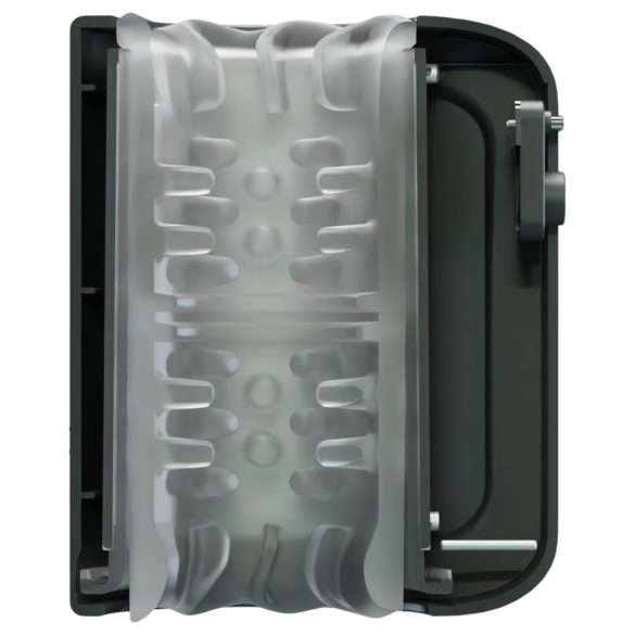 Rebel - masturbator obrotowy wodoodporny - czarny