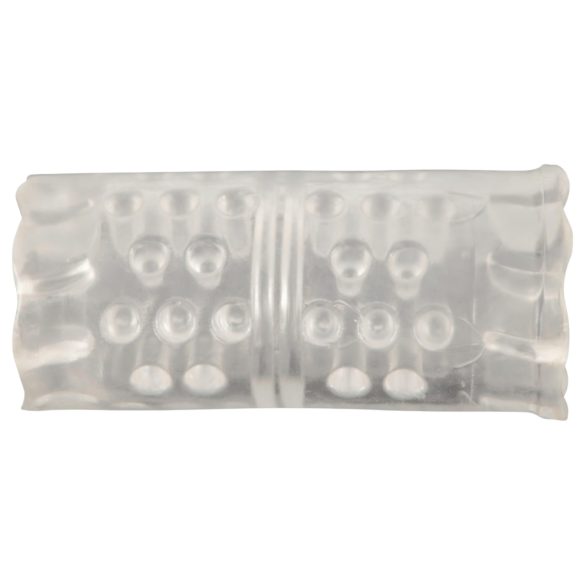 Rebel - masturbator obrotowy wodoodporny - czarny