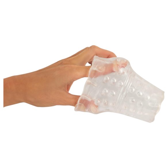 Rebel - masturbator obrotowy wodoodporny - czarny