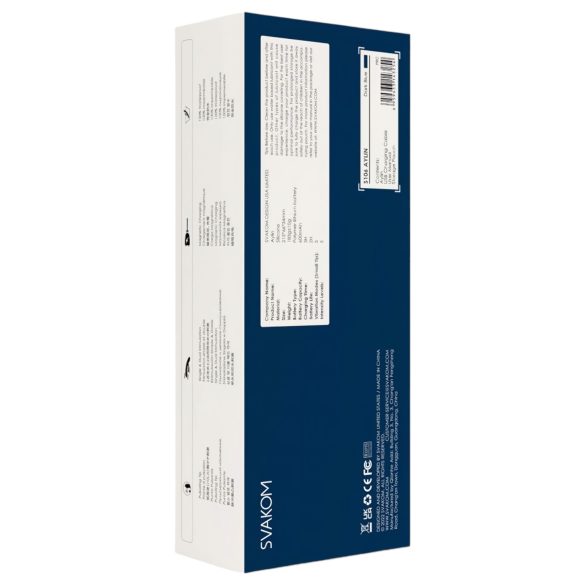 Svakom Aylin - ładowany, pulsujący wibrator z ramieniem łechtaczkowym (niebieski)