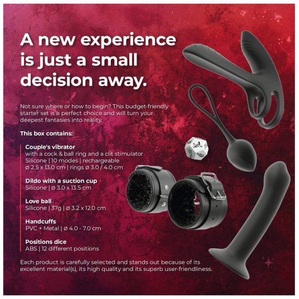 Magic Shiver Together - zestaw erotyczny dla par (5 elementów)