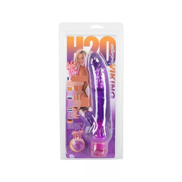H2O Viking - wibrator - silikonowy - fioletowy