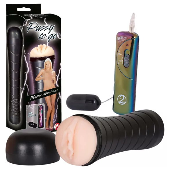 You2Toys - masturbator wibrujący - dyskretna miękka pochwa