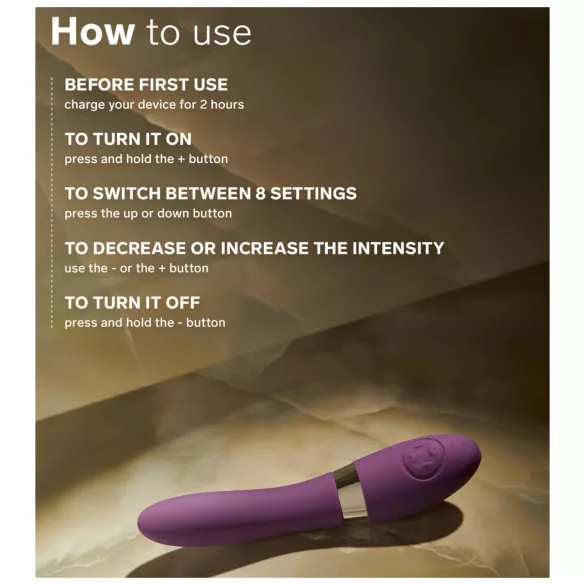 LELO - wibrator deluxe - silikonowy - fioletowy