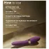 LELO - wibrator deluxe - silikonowy - fioletowy