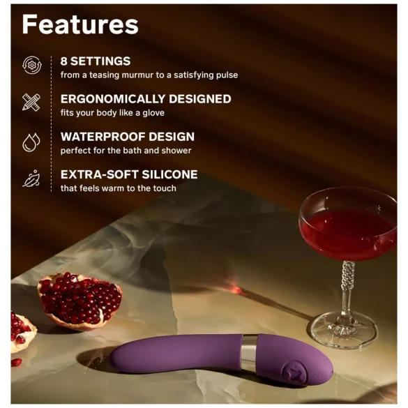 LELO - wibrator deluxe - silikonowy - fioletowy