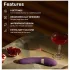 LELO - wibrator deluxe - silikonowy - fioletowy