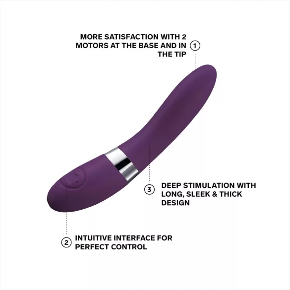 LELO - wibrator deluxe - silikonowy - fioletowy