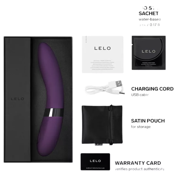 LELO - wibrator deluxe - silikonowy - fioletowy