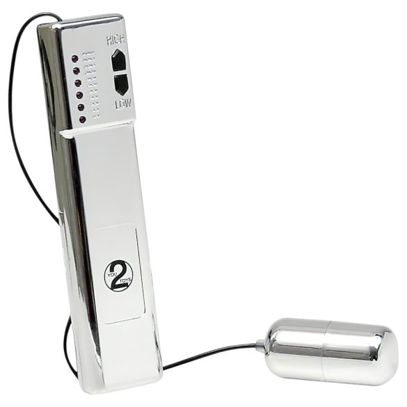 You2Toys Climax - wibrujące jajko - srebrny