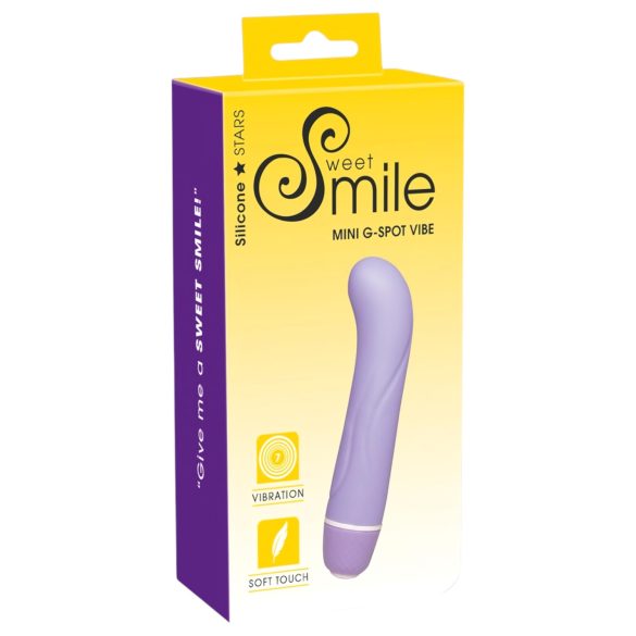 SMILE - mini wibrator do punktu G - wodoodporny - fioletowy