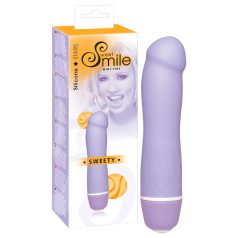   SMILE Sweety - mini wibrator - wodoodporny - silikon - fioletowy