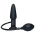 You2Toys True Black - pompowany czarny wibrator analny